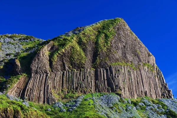 Rocha Dos Bordos Ilha Das Flores Açores Portugal Europa — Fotografia de Stock