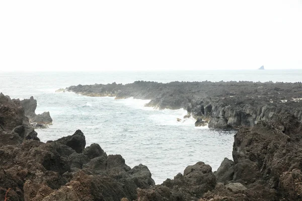 灰色の火山岩の背景テクスチャ — ストック写真