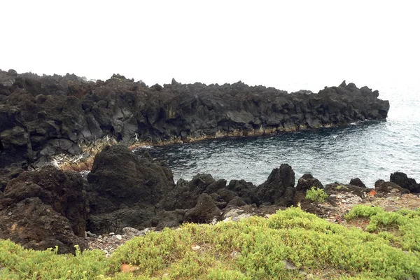 灰色の火山岩の背景テクスチャ — ストック写真