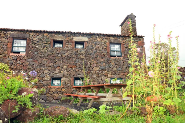 Traditionelles Dorf Auf Flores Insel Azoren Portugal Europa — Stockfoto