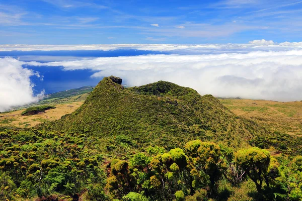 Sopka Pico 2351M Ostrově Pico Island Azory Portugalsko Evropa — Stock fotografie