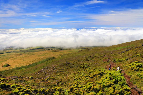 Pico Island, Azores, Portekiz, Avrupa konusunda Pico Volkan (2351m)