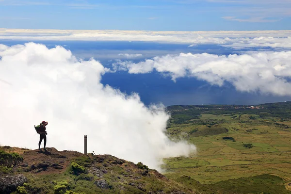 Пико Вулкан 2351 Острове Пико Азорские Острова Португалия Европа — стоковое фото