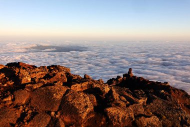 Pico Volkan (2351 m), Pico Island, Azores, Portekiz, Avrupa