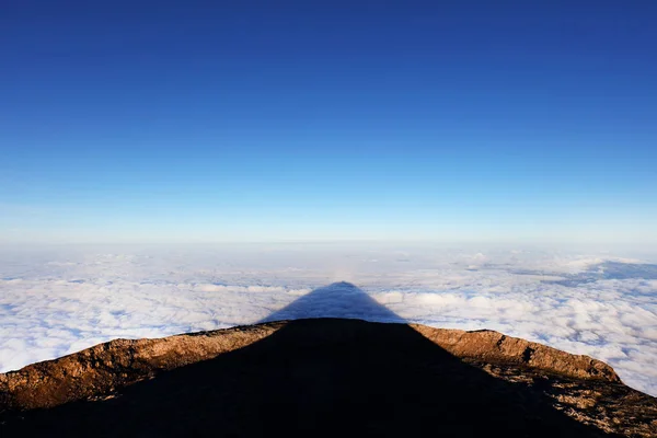 Sonnenaufgang Über Dem Atlantik Vom Pico Vulkan Azoren Portugal Aus — Stockfoto