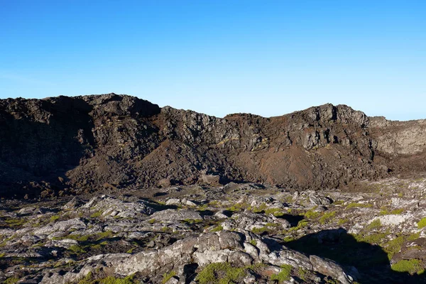 Nascer Sol Sobre Oceano Atlântico Visto Vulcão Pico Açores Portugal — Fotografia de Stock