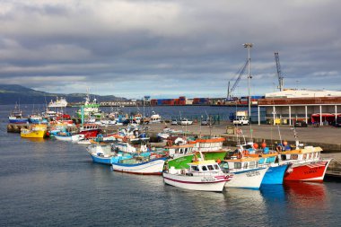 Ponta Delgada Limanı, Sao Miguel Adası, Azores, Portekiz, Avrupa
