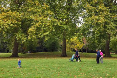 İnsanlar Hyde Park, Londra, İngiltere