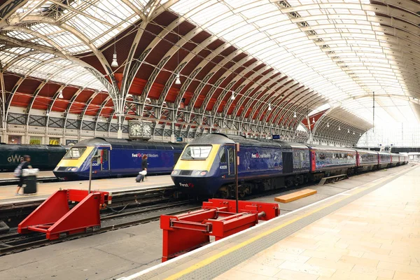 Londra Ngiltere Avrupa Nın Paddington Tren Stasyonu — Stok fotoğraf