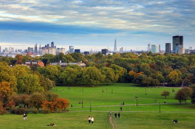 Primrose Hill gün batımında, Londra, İngiltere