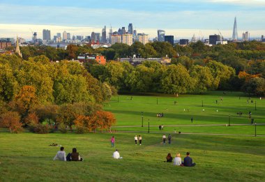 Primrose Hill gün batımında, Londra, İngiltere