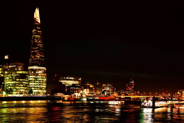 Londyn Przez Noc Europa — Zdjęcie stockowe