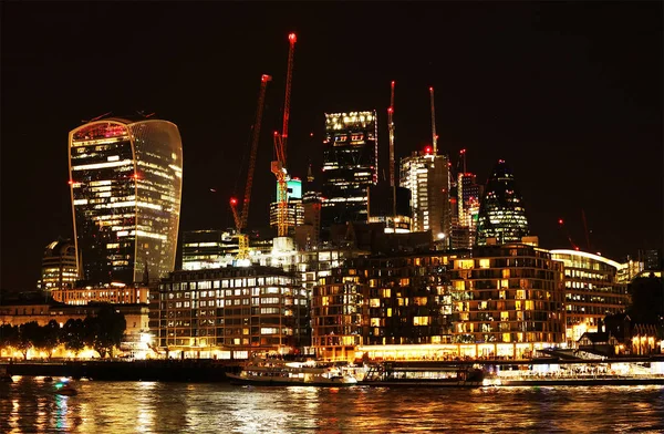 Londyn Przez Noc Wielka Brytania Europa — Zdjęcie stockowe