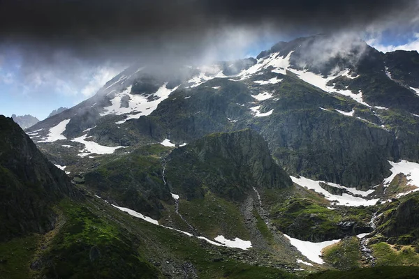 Berglandschap Transsylvanische Alpen Roemenië — Stockfoto