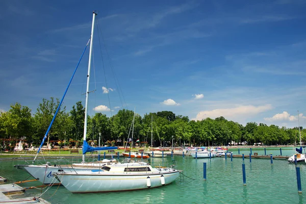 Summer Landscape Blaton Lake Hungary Europe — Stock Photo, Image