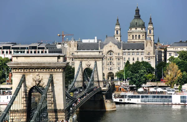 Panoráma Města Obraz Budapešť Hlavní Město Maďarska Evropa — Stock fotografie