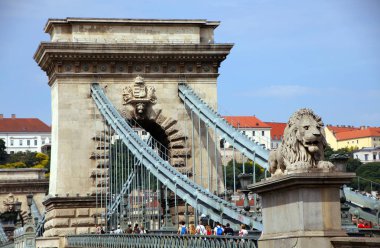 Zincir köprü Budapeşte, Macaristan sermaye şehir Europe
