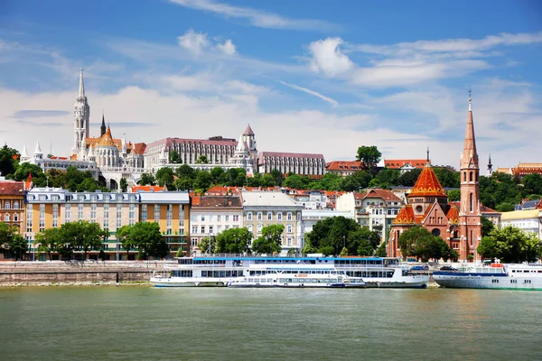 Tuna Nehri Budapeşte Macaristan Sermaye Şehir Europe — Stok fotoğraf