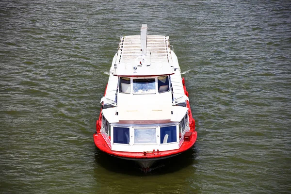 Het Schip Danube Rivier Boedapest Europa — Stockfoto