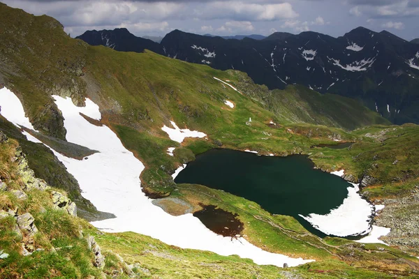 Alpine Landscape Transylvanian Alps Fagaras Mountains Carpathians Romania Europe — Stock Photo, Image