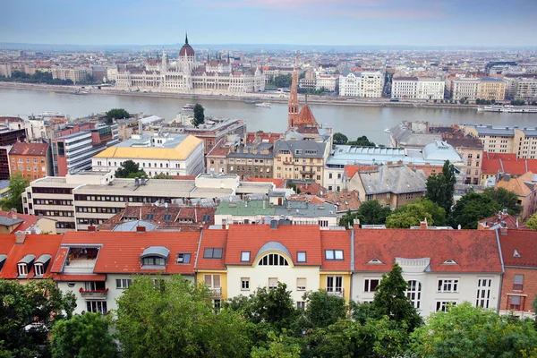 Panoráma Města Obraz Budapešť Hlavní Město Maďarska Evropa — Stock fotografie