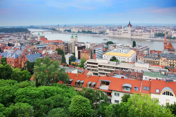 Panoráma Města Obraz Budapešť Hlavní Město Maďarska Evropa — Stock fotografie