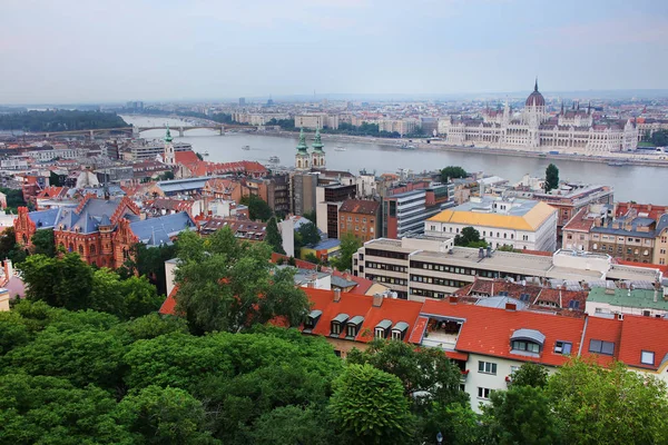 Panoráma Města Obraz Budapešť Hlavní Město Maďarska Evropa — Stock fotografie