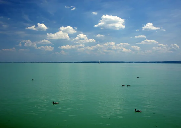 Lago Balaton Hungria Europa — Fotografia de Stock