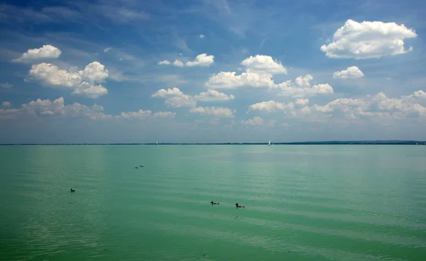 Озеро Балатон Венгрии Европа — стоковое фото