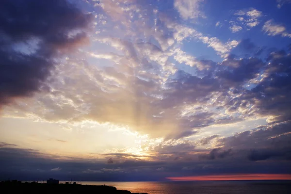 Océano Atlántico Atardecer Paisaje — Foto de Stock