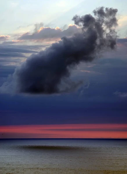 Océano Atlántico Atardecer Paisaje — Foto de Stock