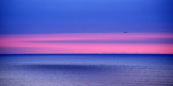 Zachód Słońca Krajobraz Ocean Atlantycki — Zdjęcie stockowe