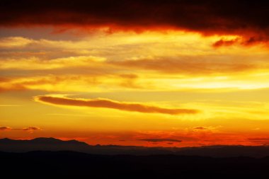 Arka plan resmi bir Kolombiyalı günbatımı