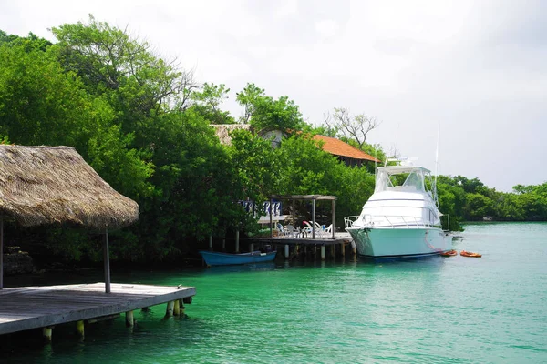 Isla Grande Rosario Szigetek Kolumbia Dél Amerika — Stock Fotó