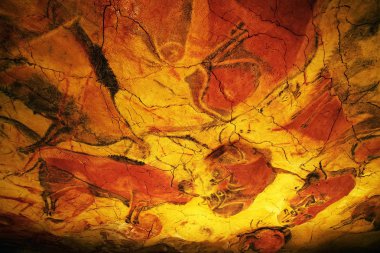 Altamira Cave in Spain, Europe clipart