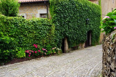 Santillana del Mar, Cantabria, İspanya, Avrupa'nın mimari