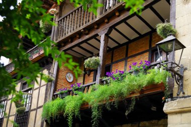 Santillana del Mar, Cantabria, İspanya, Avrupa'nın mimari