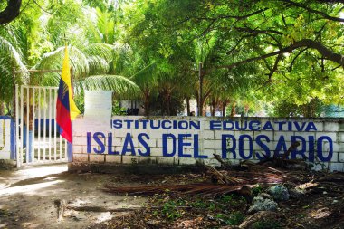 Isla Grande, Rosario adalar, Kolombiya, Güney Amerika