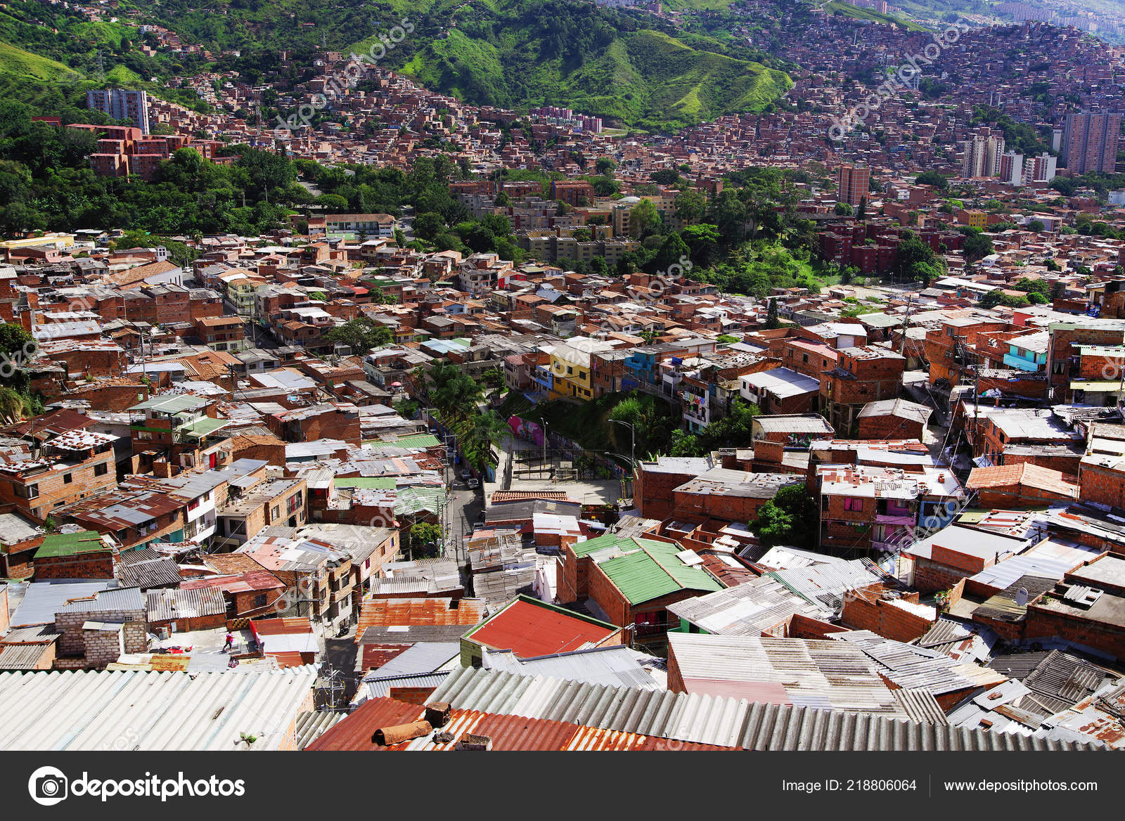 Famous District Medellin Colombia South America Stock Photo C Rechitansorin 218806064