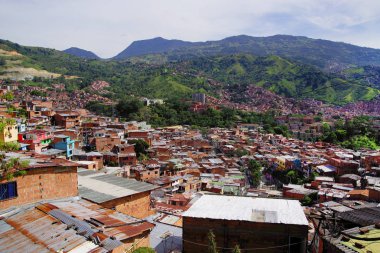 Medellin, Kolombiya, Güney Amerika'nın ünlü bölge 13