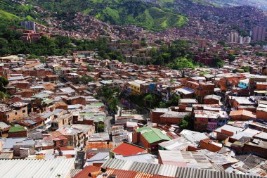Medellin, Kolombiya, Güney Amerika'nın ünlü bölge 13