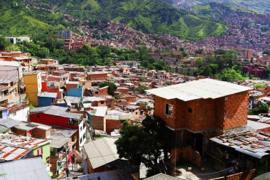 Medellin, Kolombiya, Güney Amerika'nın ünlü bölge 13