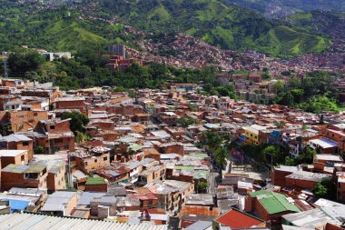 Medellin, Kolombiya, Güney Amerika'nın ünlü bölge 13