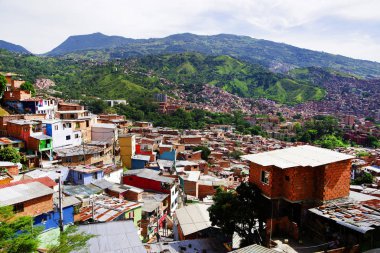Medellin, Kolombiya, Güney Amerika'nın ünlü bölge 13