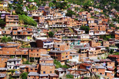 Medellin, Kolombiya, Güney Amerika'nın ünlü bölge 13