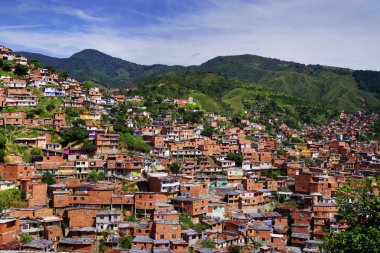 Medellin, Kolombiya, Güney Amerika'nın ünlü bölge 13