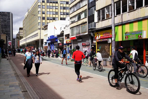 Straßenszene Bogota Kolumbien Südamerika — Stockfoto