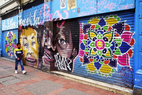 Street Scene Bogota Colombia South America — Stock Photo, Image