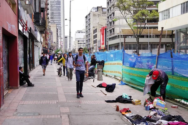 Straßenszene Bogota Kolumbien Südamerika — Stockfoto