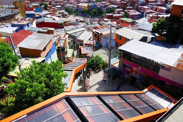 Berühmter Distrikt Von Medellin Kolumbien Südamerika — Stockfoto